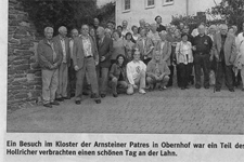 Zeitungsartikel ber das Hollricher-Treffen
